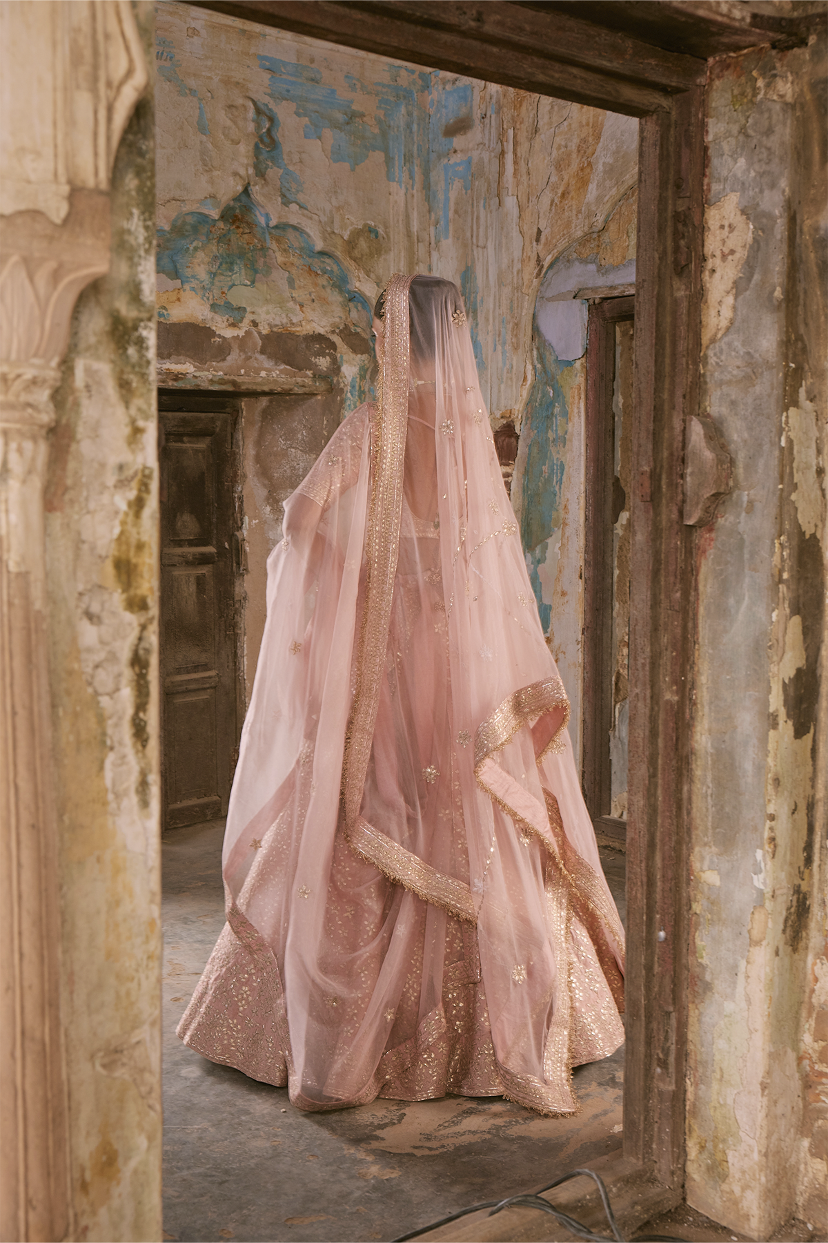 Gota Leaf Lehenga