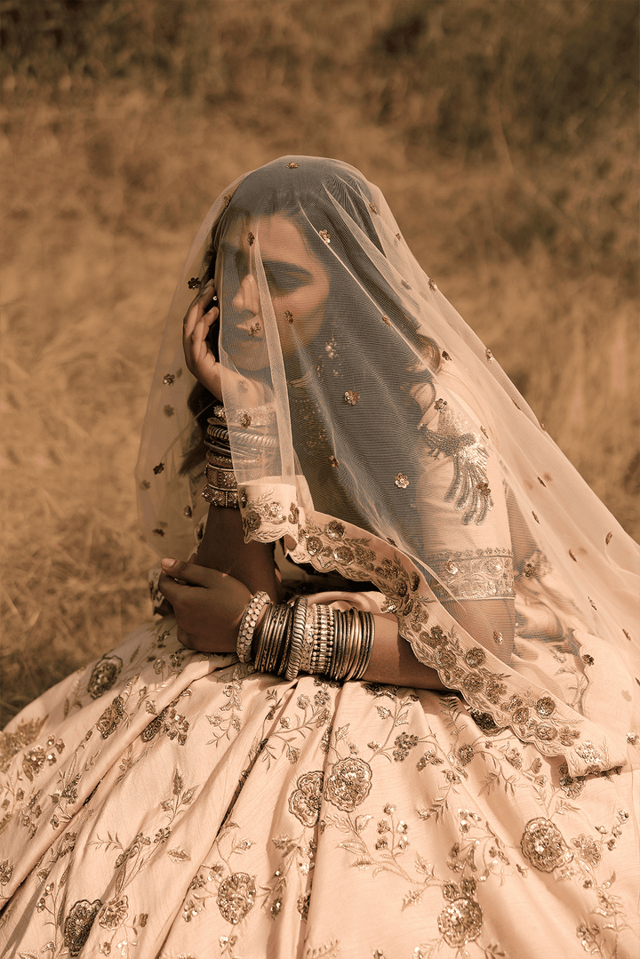 BLUSH BIRD BRIDAL LEHENGA