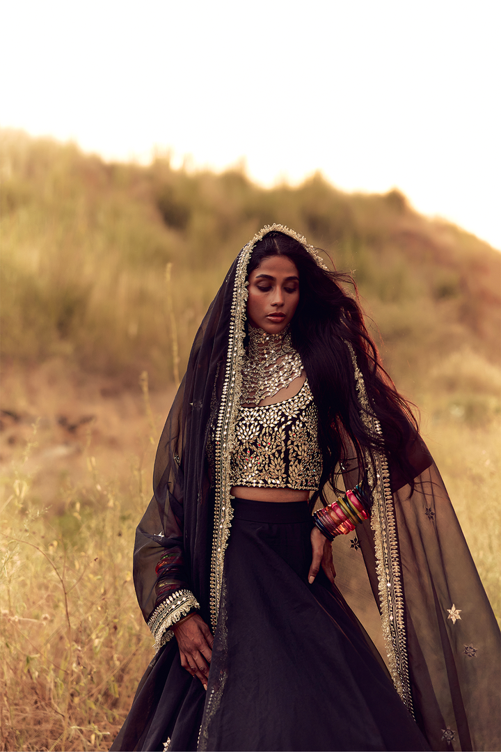 BLACK NOOR LEHENGA