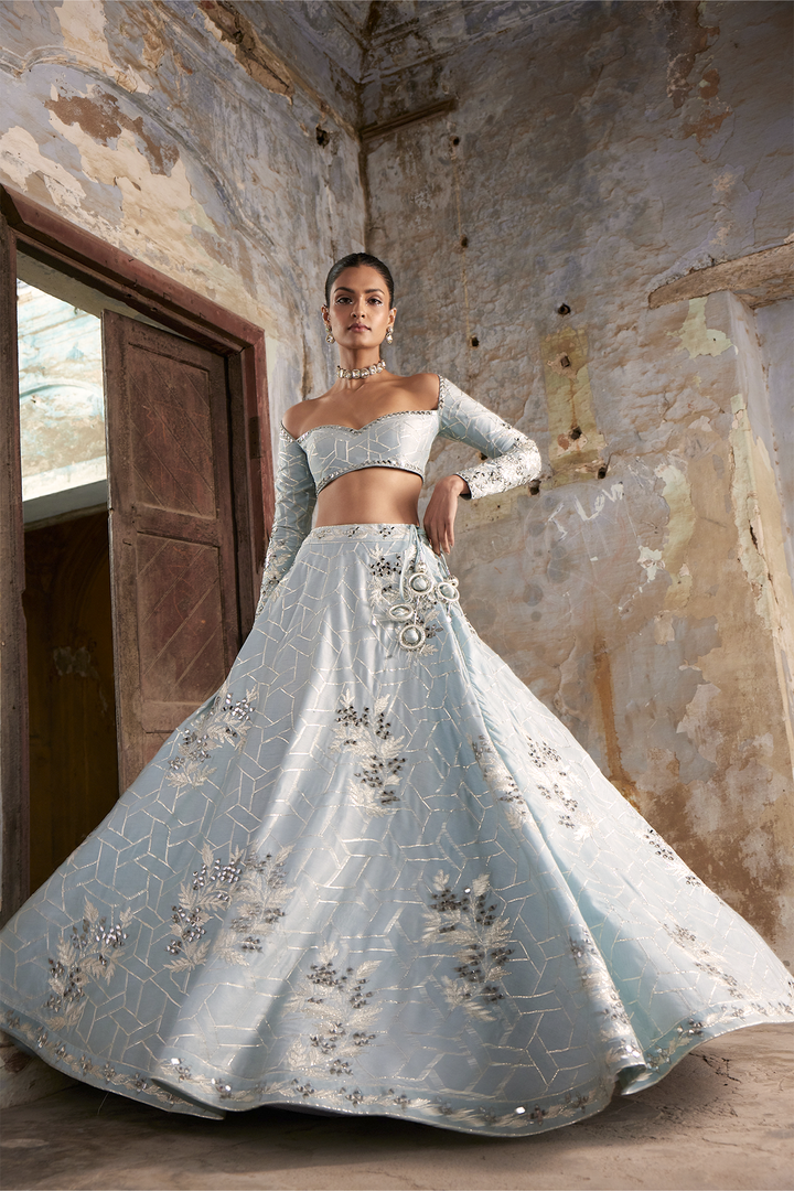 Aqua Heer Lehenga