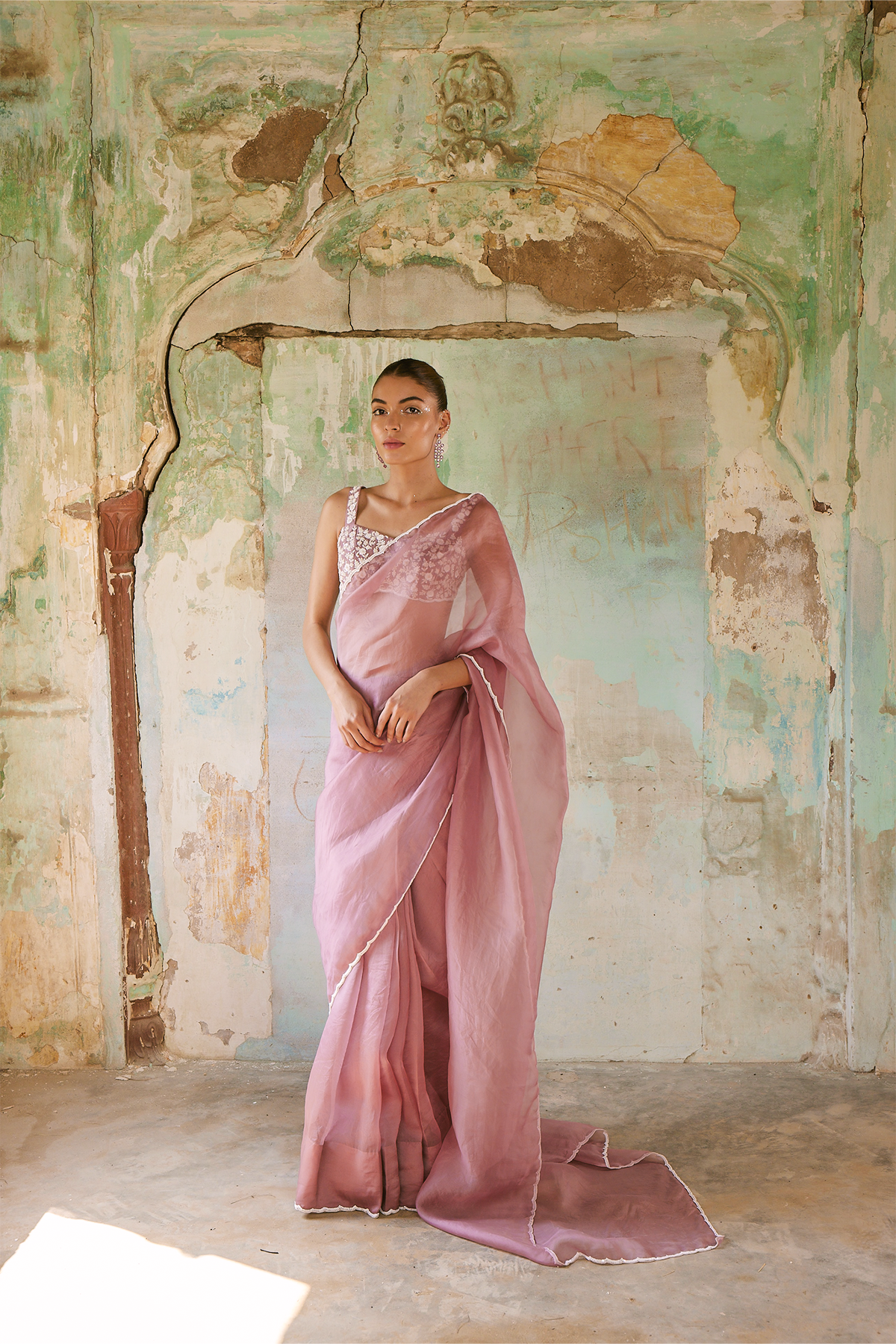Mauve Saree