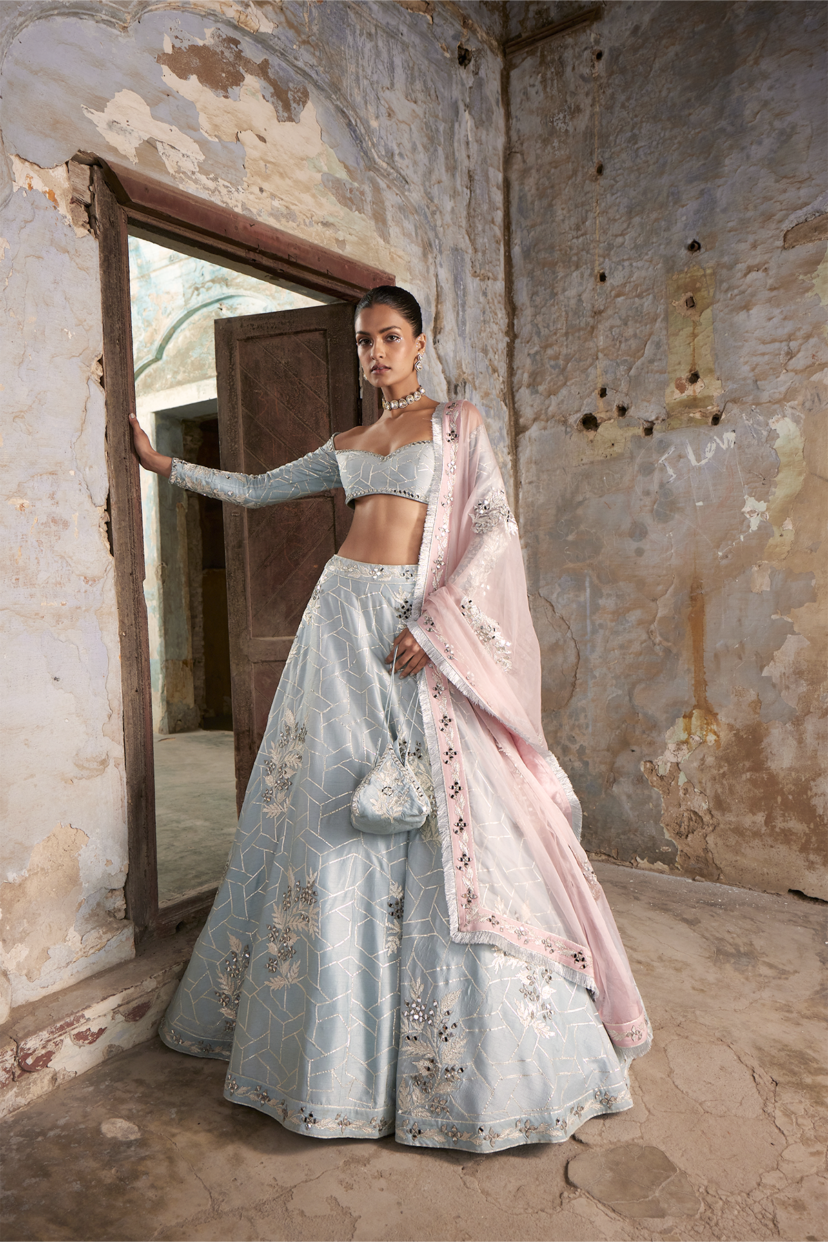 Aqua Heer Lehenga