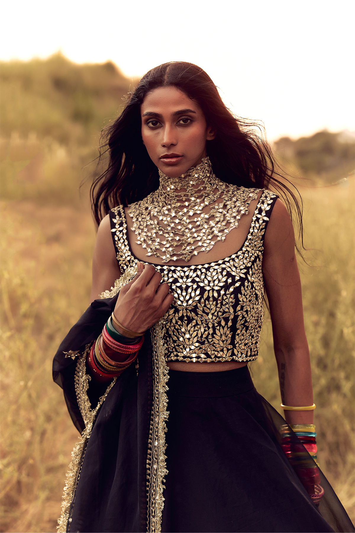 BLACK NOOR LEHENGA