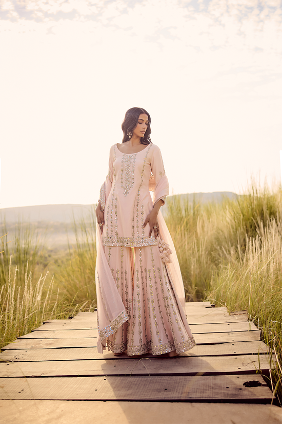 PINK HEAVY LINE SHARARA