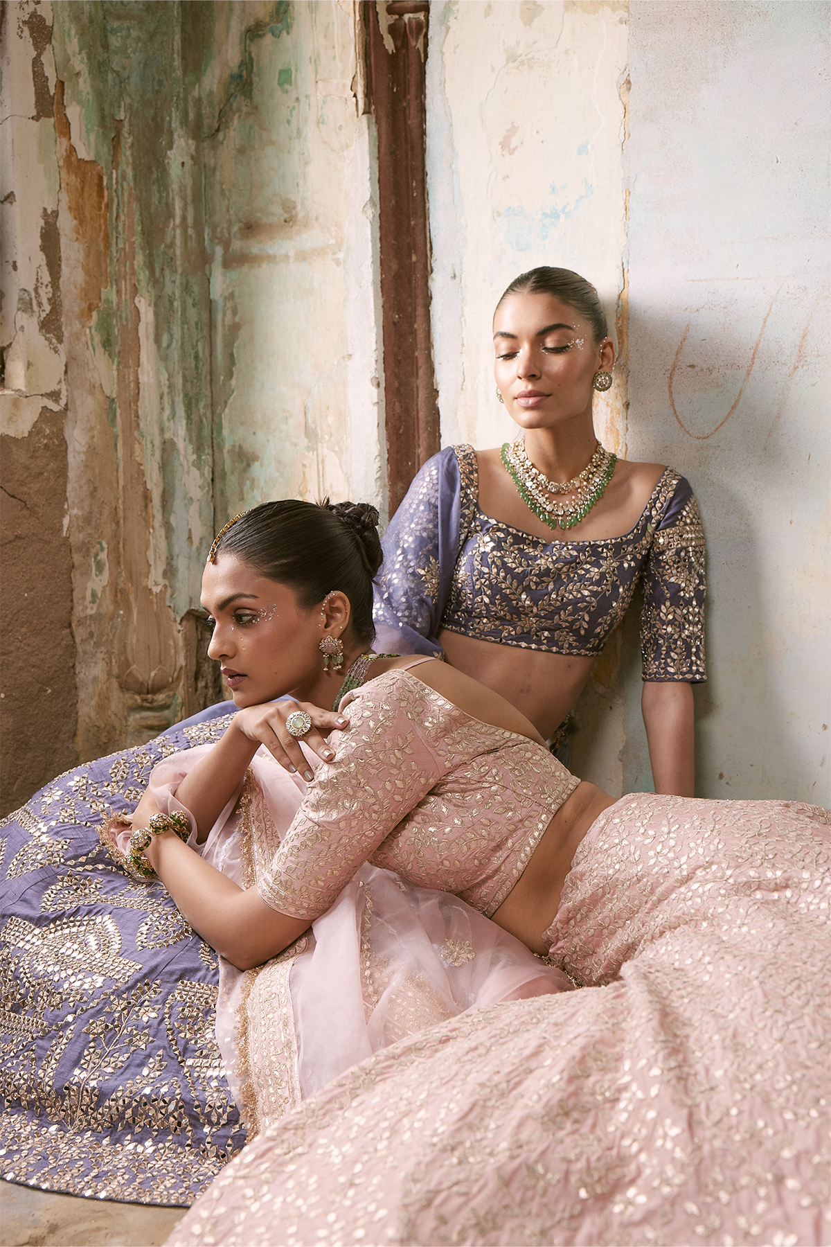 Presidential Blue Lehenga